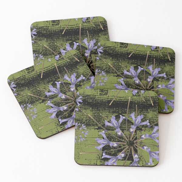 Item preview, First Spring Flower Radials on Black & Green Barn Tin designed and sold by Digitalmyth's Designs.