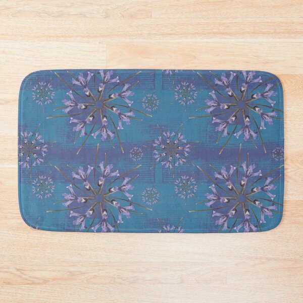 Item preview, First Spring Flower Radials on Blue & Purple Barn Tin designed and sold by Digitalmyth's Designs.