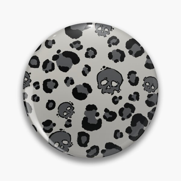 Item preview, Skull Leopard Print (Gray Version) designed and sold by JanGrackle.