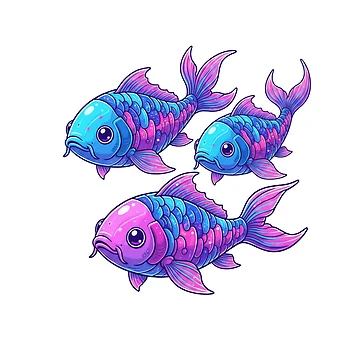 Artwork thumbnail, Cosmic Fish by RdStickerss