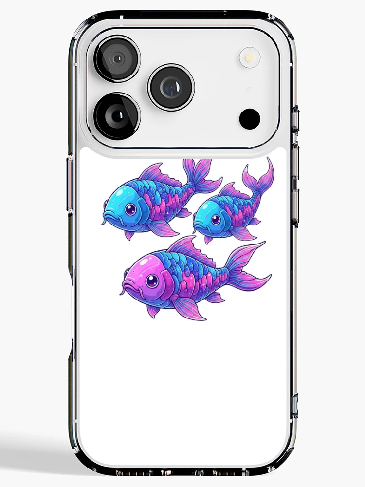 Thumbnail 1 of 5, iPhone Case, Cosmic Fish designed and sold by RdStickerss.