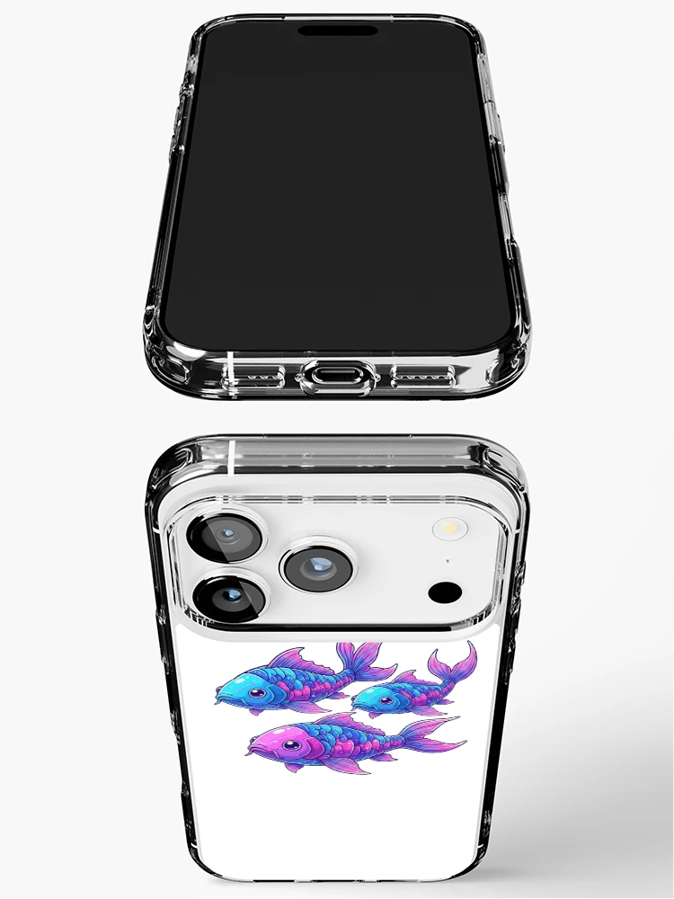 Thumbnail 3 of 5, iPhone Case, Cosmic Fish designed and sold by RdStickerss.
