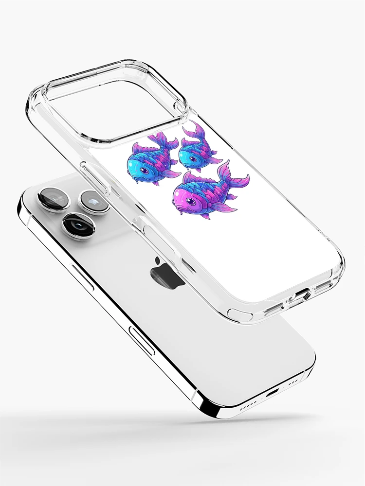 Thumbnail 2 of 5, iPhone Case, Cosmic Fish designed and sold by RdStickerss.