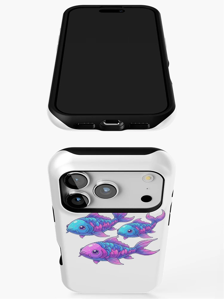 Thumbnail 3 of 4, iPhone Case, Cosmic Fish designed and sold by RdStickerss.