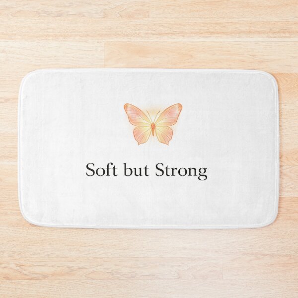 Item preview, Soft but Strong Butterfly – Minimal Aesthetic Quote designed and sold by DreamelleStudio.