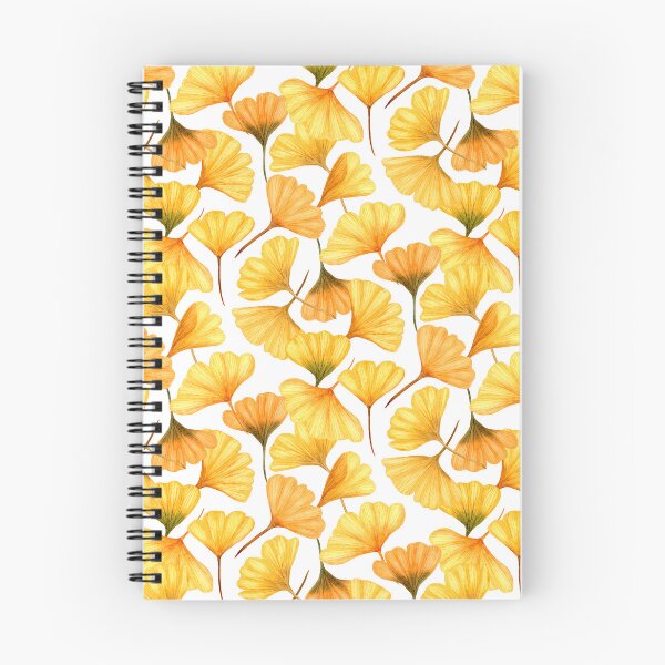Item preview, Yellow Ginkgo Leaves Pattern Painted by Hand in Watercolor designed and sold by andrebalest.art.