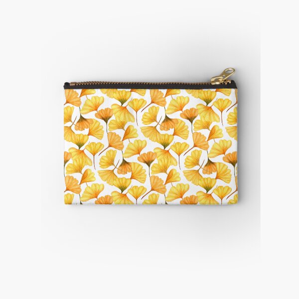 Item preview, Yellow Ginkgo Leaves Pattern Painted by Hand in Watercolor designed and sold by andrebalest.art.