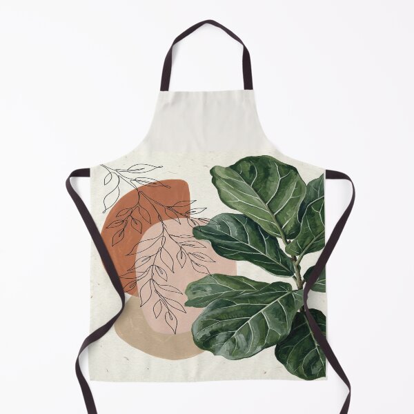 Item preview, Boho Fiddle Leaf Fig Botanical Abstract Art designed and sold by MakarenaCreate.