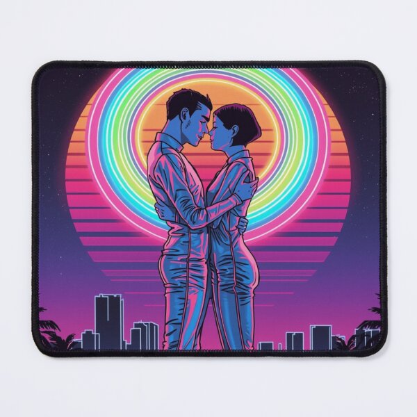 Item preview, Neon Embrace: A Synthwave Pride Journey designed and sold by Nicola369.