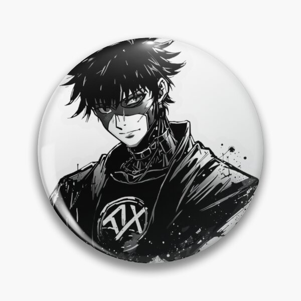 Item preview, Dark Anime Boy Sticker – Aesthetic Manga Attitude Design designed and sold by InkPatchify.