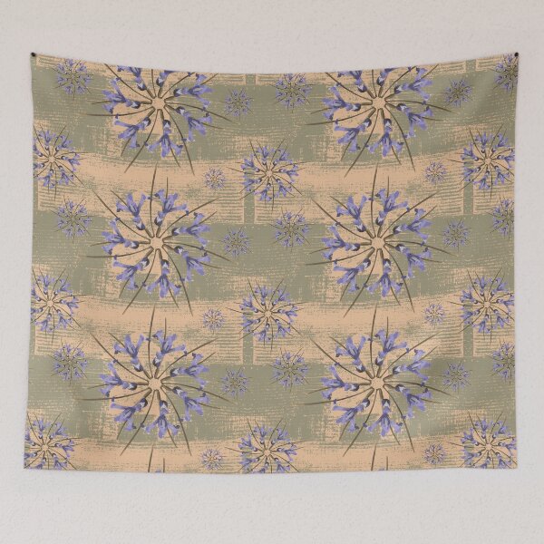 Item preview, First Spring Flower Radials on Sage & Peach Barn Tin designed and sold by Digitalmyth's Designs.