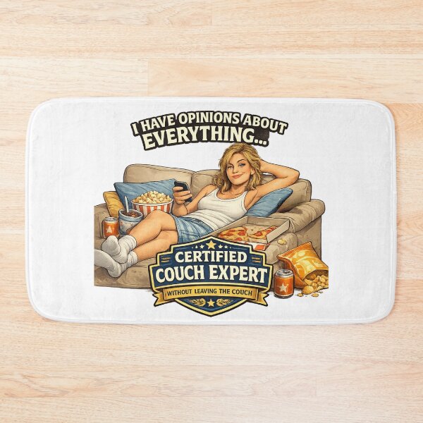 Item preview, Certified Couch Expert Meme designed and sold by rocknrollstyles.