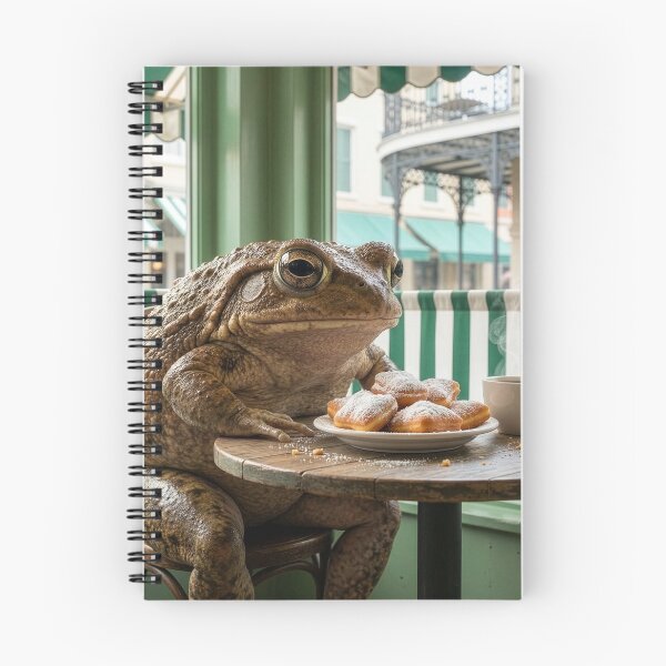 Item preview, Bullfrog Has Coffee and Beignets in French Quarter designed and sold by Tridentulus.