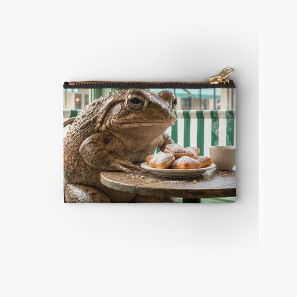Item preview, Bullfrog Has Coffee and Beignets in French Quarter designed and sold by Tridentulus.