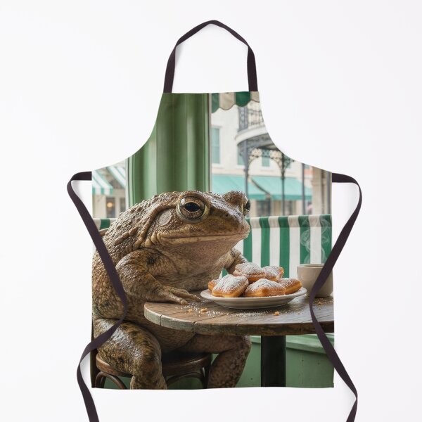 Item preview, Bullfrog Has Coffee and Beignets in French Quarter designed and sold by Tridentulus.