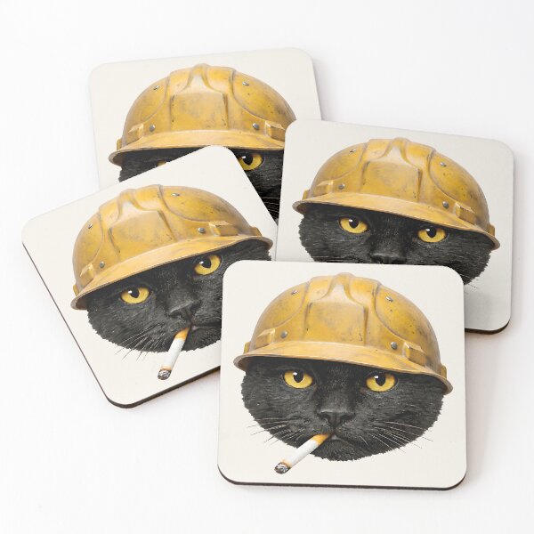 Item preview, Funny Smoking Cat Meme Black Cat Smoking Cigarette designed and sold by Eh Plus Designs.