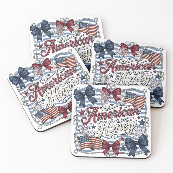 Item preview, American Honey Coquette Bow Patriotic 4th of July Aesthetic designed and sold by VGAfanatic.