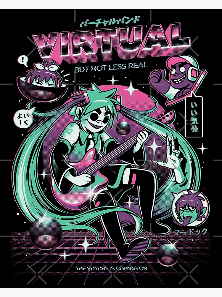 Thumbnail 3 of 3, Poster, Not Less Real designed and sold by Rozenta.