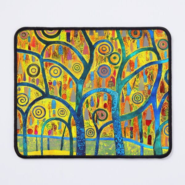 Item preview, Funky Fantasy Forest Colorful Abstract Trees Digital Art designed and sold by DEC02.