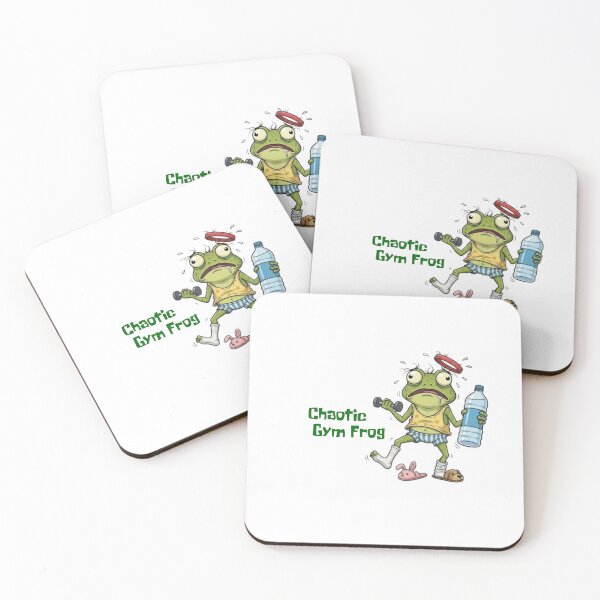 Item preview, Chaotic Gym Frog – Running on Regret and Delusion designed and sold by Dinaelsherkawy.