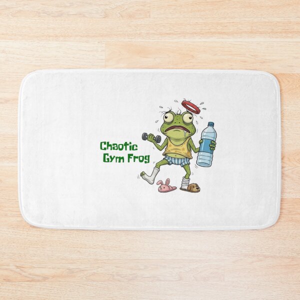 Item preview, Chaotic Gym Frog – Running on Regret and Delusion designed and sold by Dinaelsherkawy.