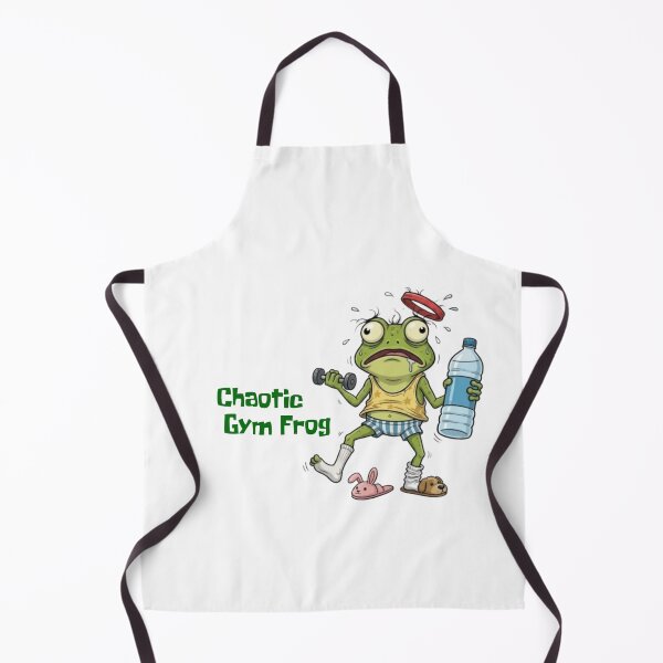 Item preview, Chaotic Gym Frog – Running on Regret and Delusion designed and sold by Dinaelsherkawy.