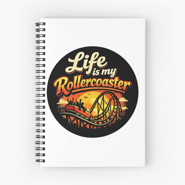 Item preview, Life Is My Rollercoaster – Funny Roller Coaster Design, Life Quote Tee designed and sold by Kiziorq.
