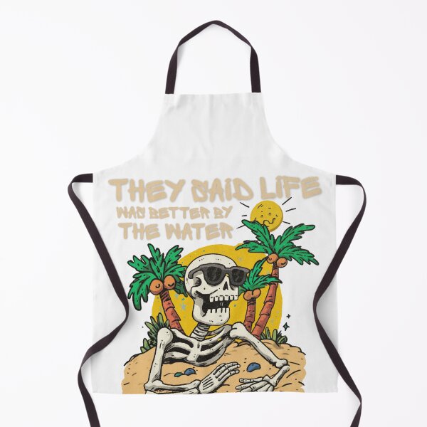 Item preview, They Said Life Was Better By The Water Funny Skeleton Beach Summer Vacation designed and sold by Region.