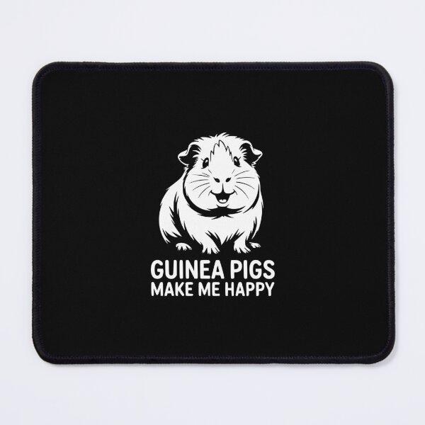 Item preview, Guinea Pigs Make Me Happy Cute Pet Lover Humor designed and sold by theartfulaspie.