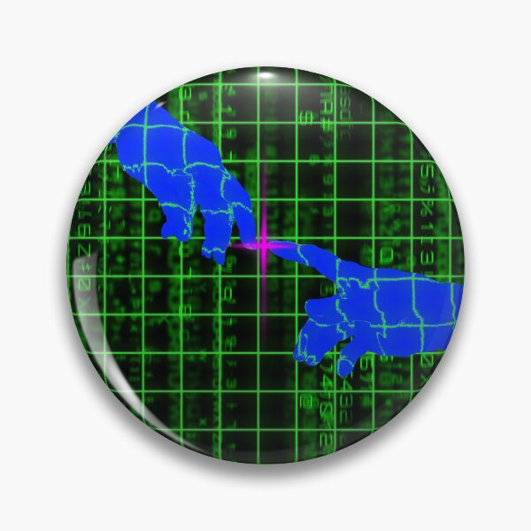 Item preview, Vaporwave Cyber Neon Divine Code Creation Glitch designed and sold by MadeTearfully.
