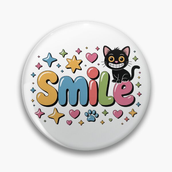 Item preview, Smile Cute and Funny Cat Design designed and sold by PDCRIATIVES.