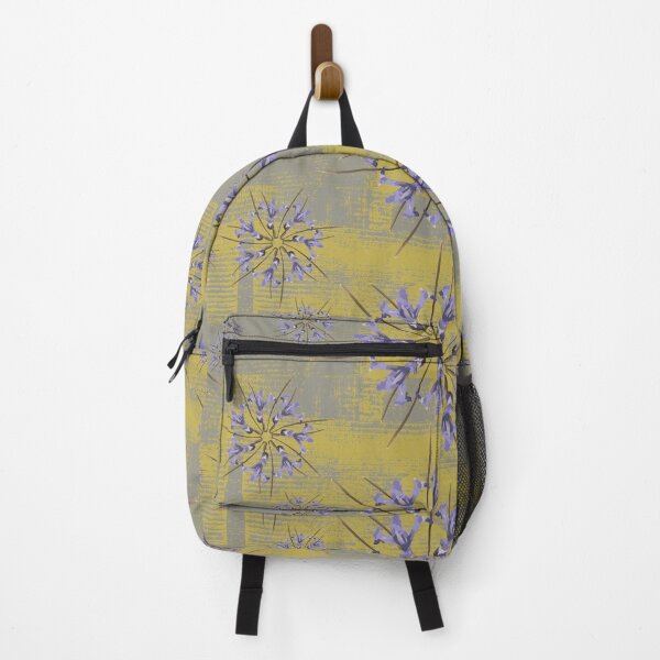 Item preview, First Spring Flower Radials on Yellow & Gray Barn Tin designed and sold by Digitalmyth's Designs.