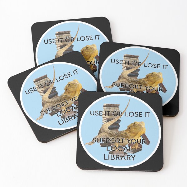 Item preview, Use It Or Lose It Support Your Local Library  designed and sold by PopBubbleShop.