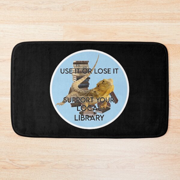 Item preview, Use It Or Lose It Support Your Local Library  designed and sold by PopBubbleShop.