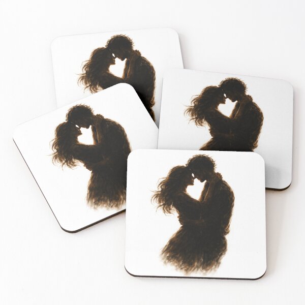 Item preview, Forehead Touch Love Silhouette  designed and sold by SoftSoul Designs.