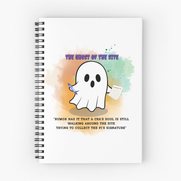Item preview, The Ghost of the Site - Funny Clinical Research Associate (CRA) Halloween Design designed and sold by FastTrackSelect.