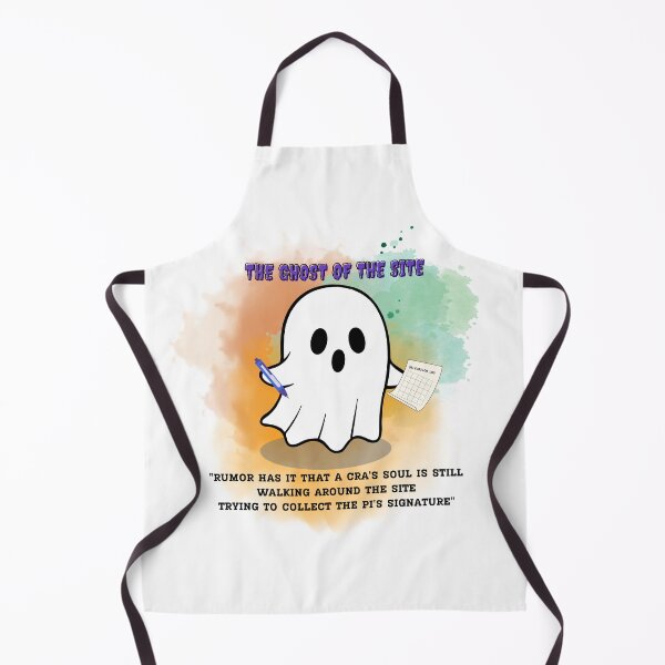 Item preview, The Ghost of the Site - Funny Clinical Research Associate (CRA) Halloween Design designed and sold by FastTrackSelect.