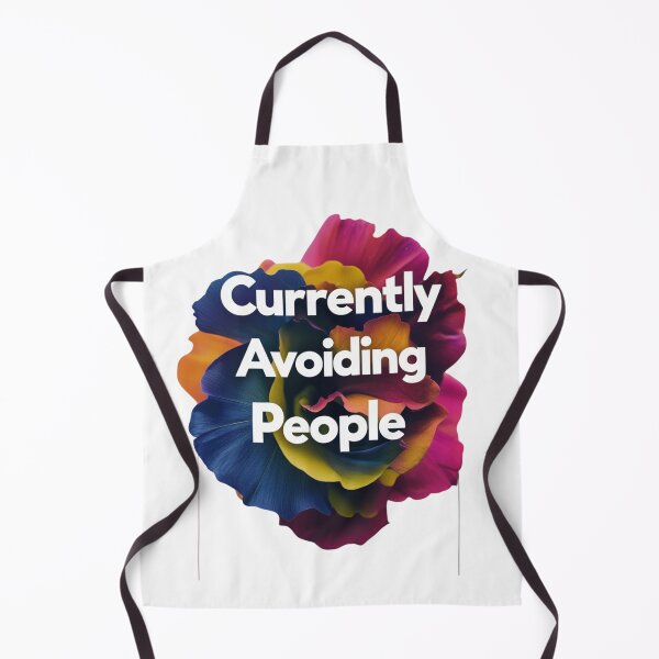 Item preview, Currently Avoiding People – Introvert Minimal Shirt designed and sold by ElsterCreative.