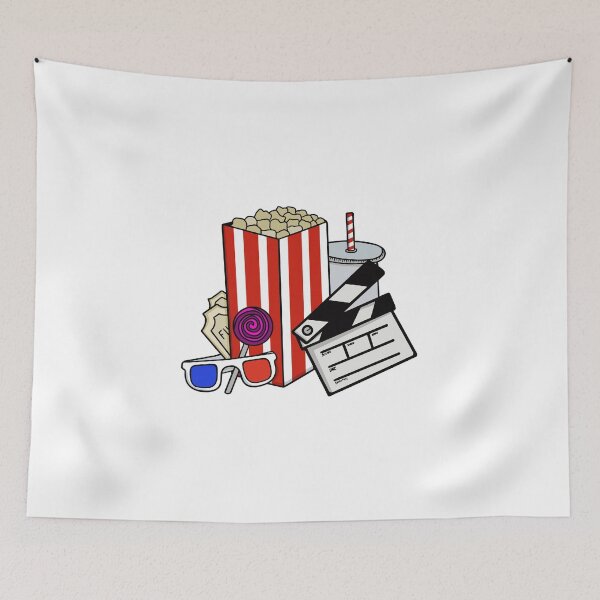 Item preview, Retro Cinema Snacks Collage designed and sold by shopdiego.