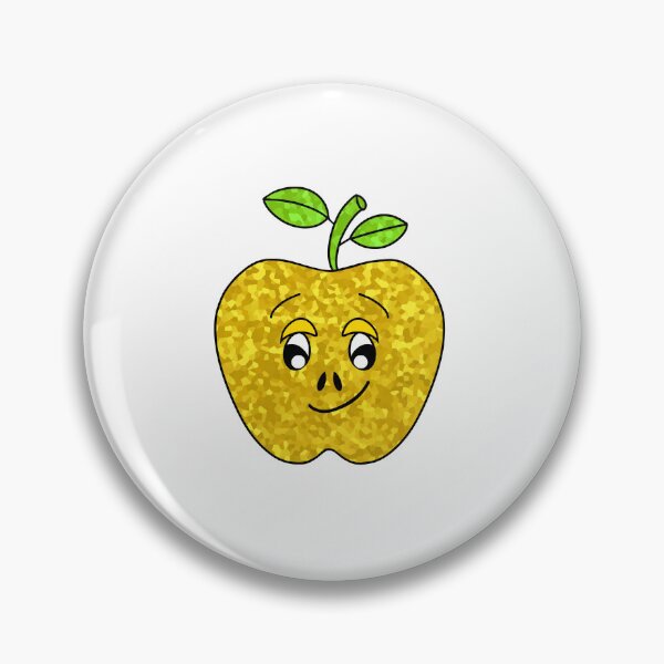 Item preview, Gold Cartoon Apple designed and sold by Sartoris Art.