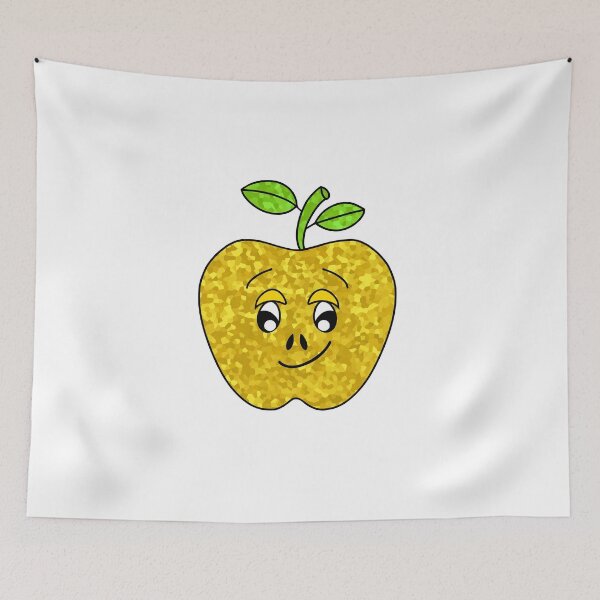 Item preview, Gold Cartoon Apple designed and sold by Sartoris Art.