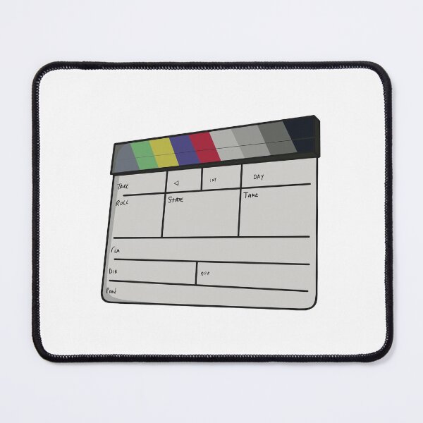 Item preview, Cinematic Clapperboard Color Bars Retro Film designed and sold by shopdiego.