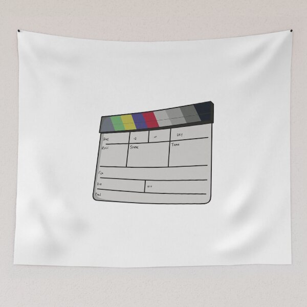 Item preview, Cinematic Clapperboard Color Bars Retro Film designed and sold by shopdiego.