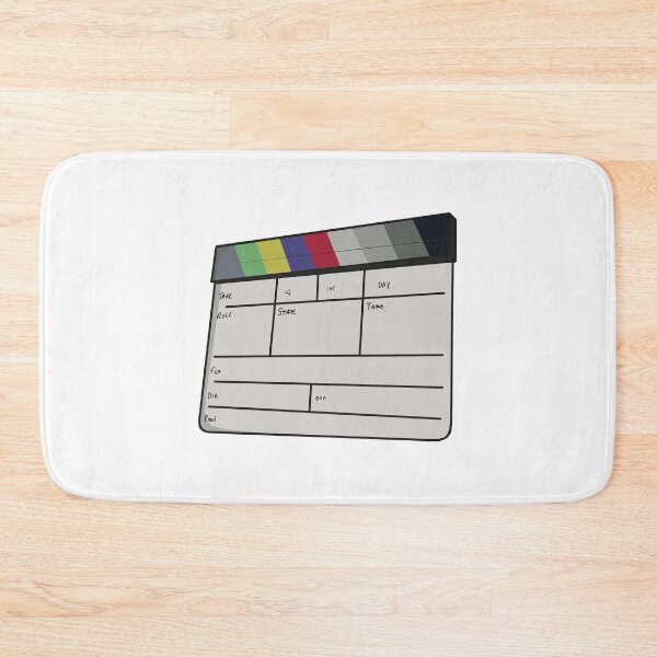 Item preview, Cinematic Clapperboard Color Bars Retro Film designed and sold by shopdiego.