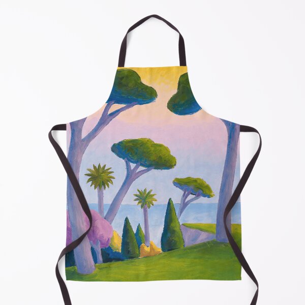 Aperçu de l'œuvre Vibrant Mediterranean Landscape Modern Impressionist Art créée et vendue par LaFabricaArt.
