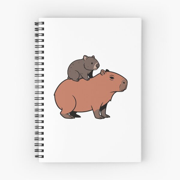 Item preview, Cute Capybara and Wombat Wildlife Friends designed and sold by k3rstman1.