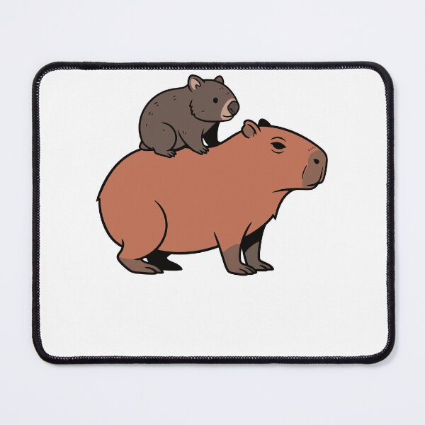 Item preview, Cute Capybara and Wombat Wildlife Friends designed and sold by k3rstman1.