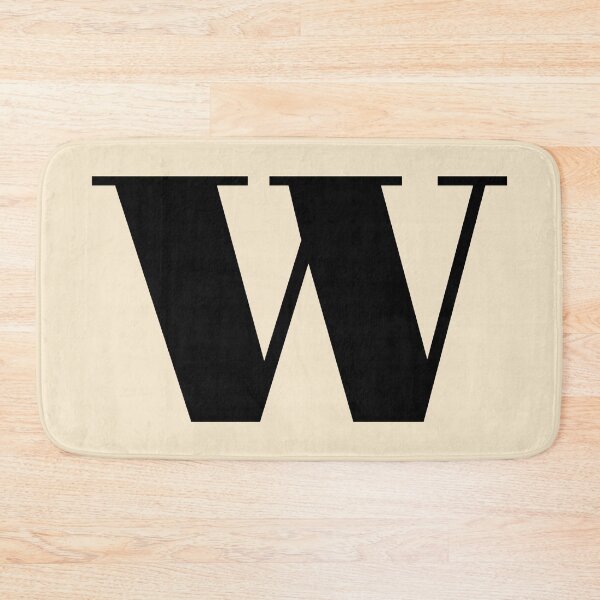 Item preview, Letter W Monogram Phone Case Aesthetic Gift for Her, Elegant Script Letter W Blanket Cozy Gift for Baby Shower, Letter W Monogram Journal Graduation Gift for Students designed and sold by Noe Mill.