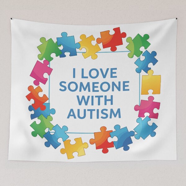 Item preview, i love someone with autism  designed and sold by Uglyandcute.