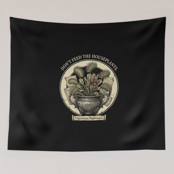 Item preview, Vegetarian Nightmare: Don't Feed the Houseplants designed and sold by Wild Hare.